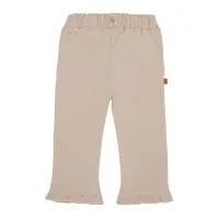 Ruffle Wide Pants | Silver Gray